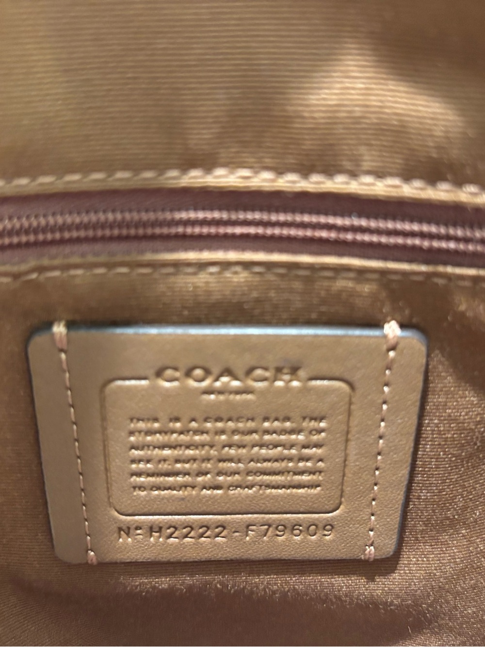 Coach Gallery Tote & Matching Wallet | Brown & Beige Signature Canvas - Picture 9 of 16